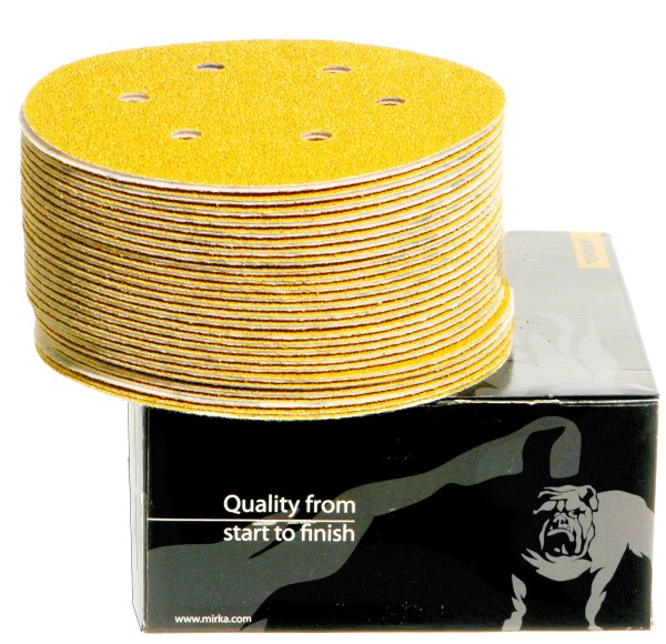 Gold-Disks 150 mm Ø, 9 holes P 40 50 Pieces