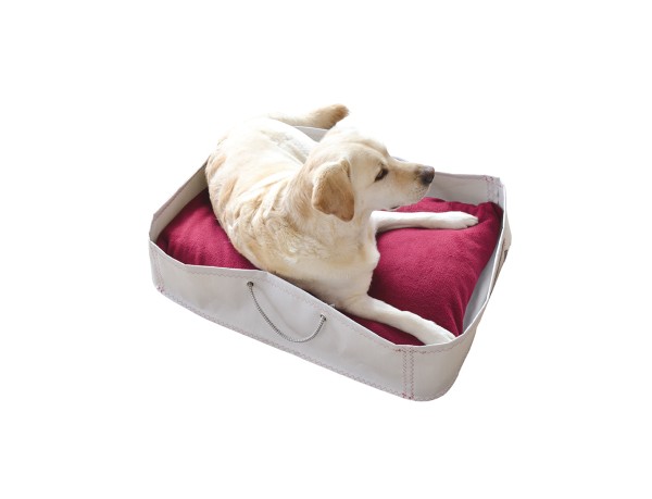 dog basket, size 1, white