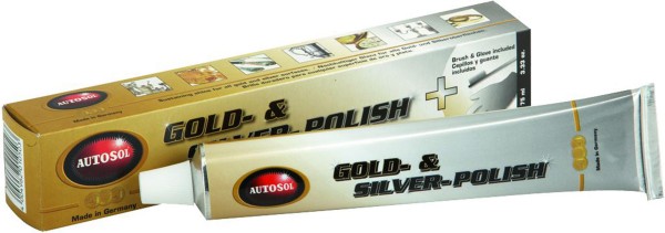 AUTOSOL® Gold- & Silberpolitur mit Bürste & Handschuh 75ml