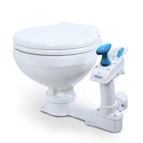 Marine Toilette manuell Compact