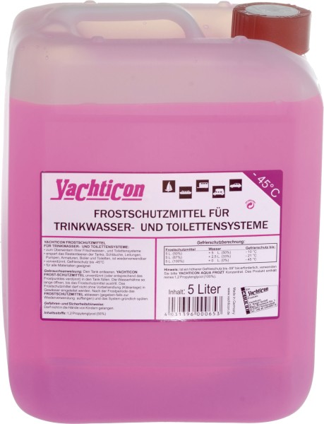 Anti Freeze for drinking water and toilet systems 5 litres